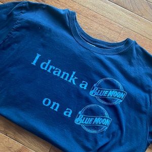 Blue moon t shirt